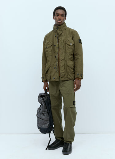 Stone Island Padded Cargo Jacket Green sto0154028
