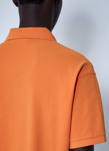 Stüssy Logo Motif Polo Shirt Orange sts0161008