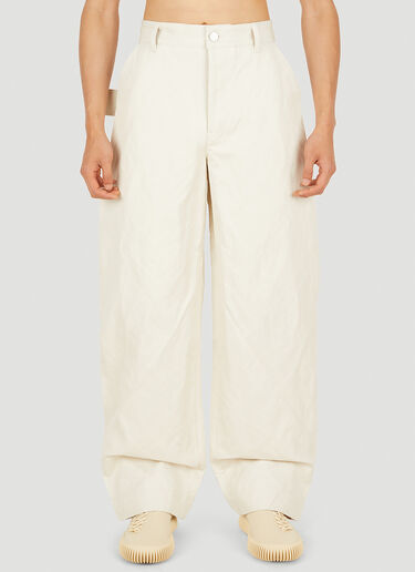 Bottega Veneta Twill Pants Cream bov0148124