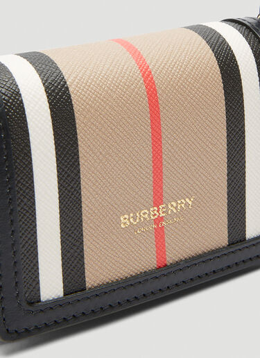 Burberry Jessie Heritage Stripe Shoulder Bag Beige bur0244027