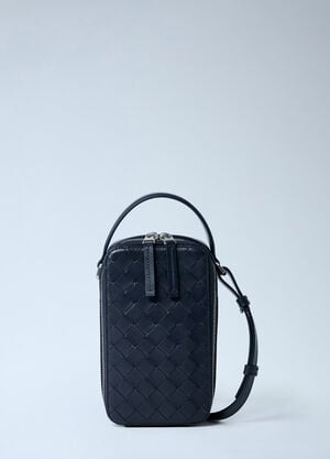 Bottega Veneta Getaway Phone Crossbody Bag Black bov0162014