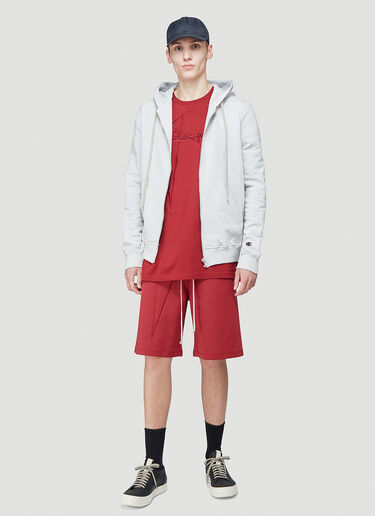 Rick Owens X Champion Jason's Hooded Sweatshirt Grey roc0144007