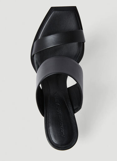Alexander McQueen Shard High Heel Sandals Black amq0252016