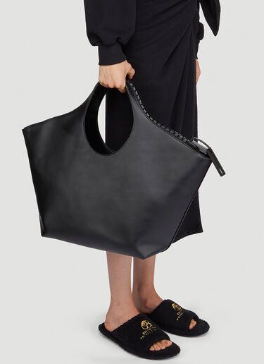 Balenciaga Megazip Basket Medium Tote Bag Black bal0244019