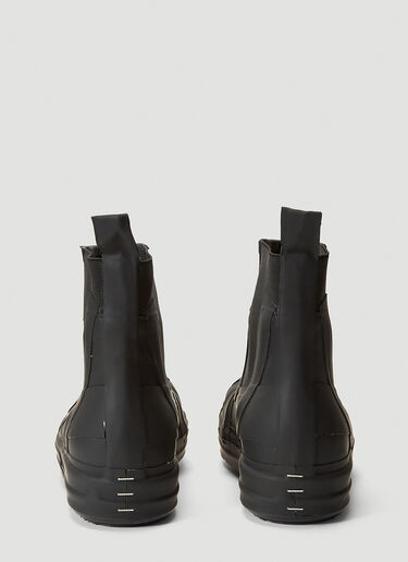 Rick Owens Rubberised Sneakers Black ric0241024