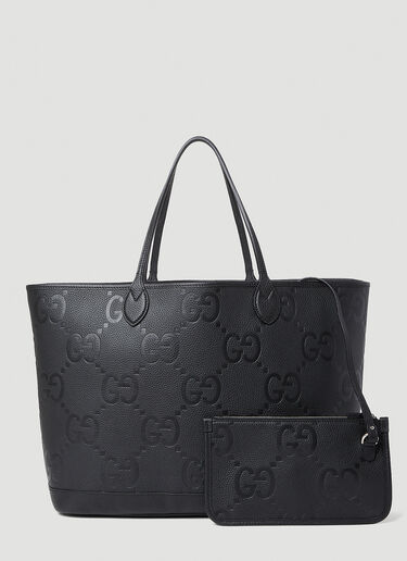 Gucci Jumbo GG Tote Bag Black guc0153130