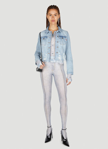 Diesel P-Koll-G2 Denim Look Tights Blue dsl0251005