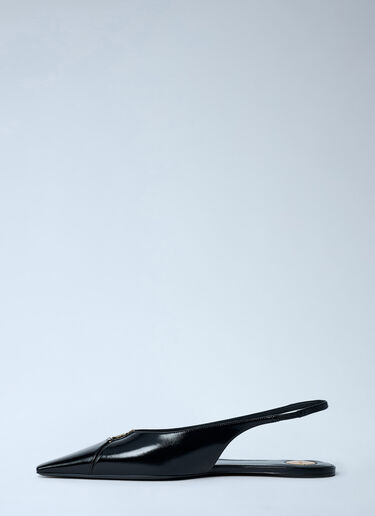 Babylon 00 Slingback Ballerina Flats Saint Laurent Babylon 00 Slingback Ballerina Flats Black sla0261082