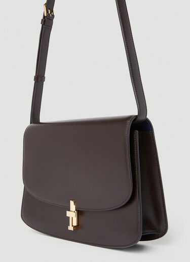 The Row Sofia 10 Shoulder Bag Dark Brown row0251017