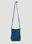 Saint Laurent Cassette Denim Bucket Shoulder Bag White sla0251166