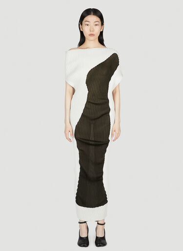 Issey Miyake 누드 플리츠 드레스 그레이 ism0253005