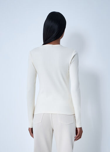 Logo Motif T-Shirt JW Anderson Logo Motif T-Shirt White jwa0261004