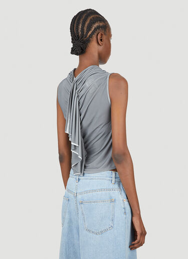 Fishnet Print Top MM6 Maison Margiela Fishnet Print Top Grey mmm0251023