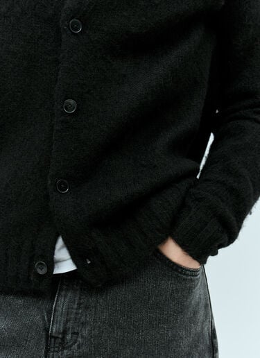 Acne Studios Polo Wool Cardigan Black acn0154004