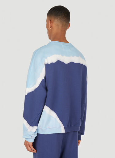 NOMA Hand-Dyed Twist Sweatshirt Blue nma0148003