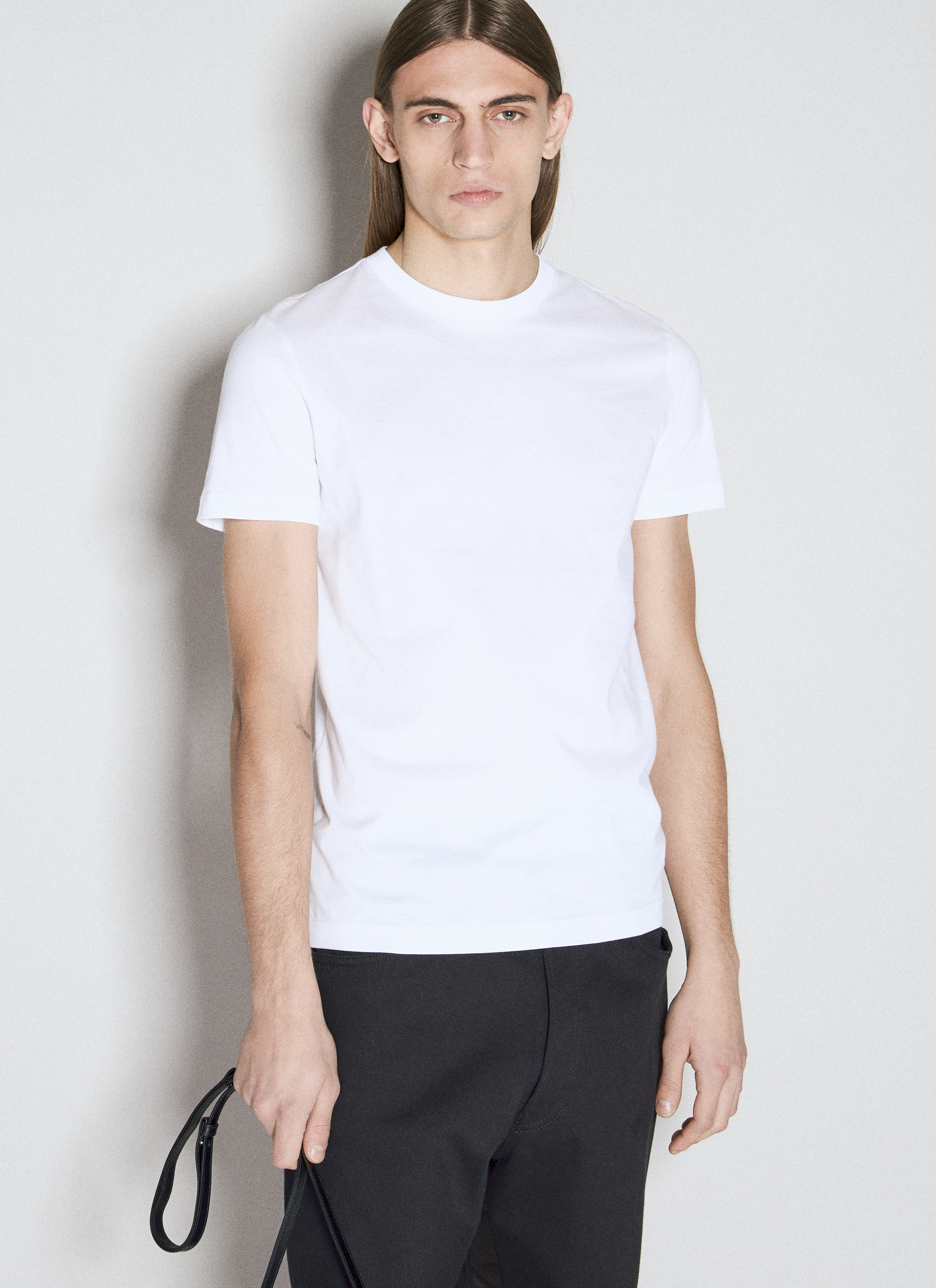 Prada Set Of Three T Shirts in White LN CC