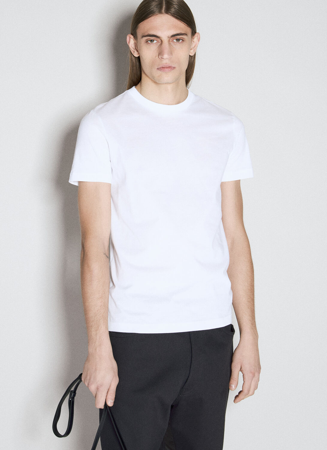 Shop Prada Set Of Three T-shirts In White