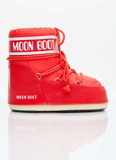Moon Boot 아이콘 로우 스노우 부츠 레드 mnb0350015