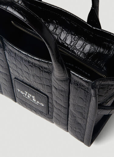 Croc Embossed Mini Tote Bag Marc Jacobs Croc Embossed Mini Tote Bag Black mcj0251034