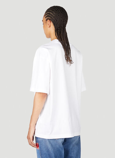 Marni Logo Print T-Shirt White mni0255018