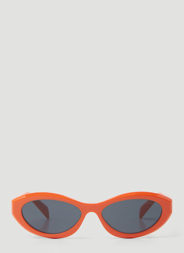 Prada Symbole Oval Sunglasses Orange lpr0253001