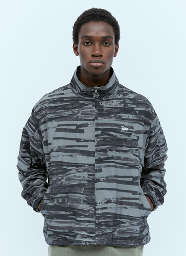 Patta Ribbons Track Jacket Grey pat0154018