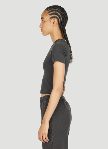 Micro Cropped T-Shirt Entire Studios Micro Cropped T-Shirt Black ent0253019