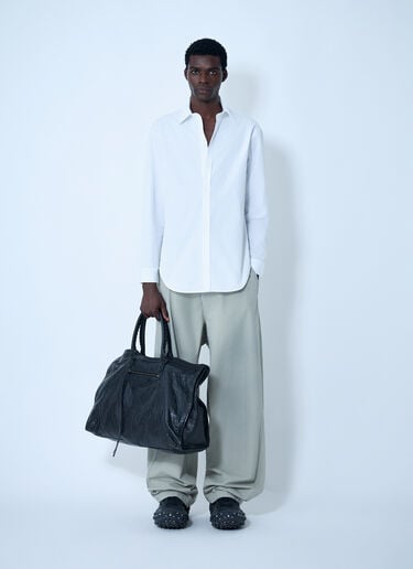 Balenciaga Button-Down Shirt White bal0162007
