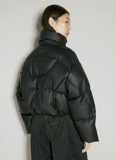 MM6 Maison Margiela x Chepeng Cropped Down Jacket Black mmm0254001
