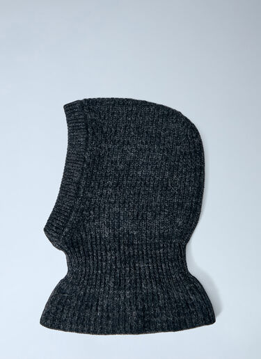 LN-CC® - Lemaire: Yak Alpaca Hood - Dark Grey Lemaire Yak Alpaca Hood Dark Grey lem0166025