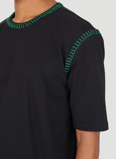 Bottega Veneta Topstitched T-Shirt Black bov0148021
