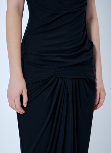 LN-CC® - Entire Studios: Drape Maxi Dress - Black Entire Studios Drape Maxi Dress Black ent0266019