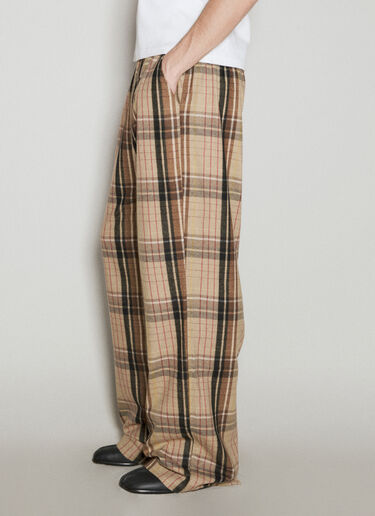 VTMNTS Car Flannel Pants Brown vtm0156003