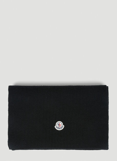 Acne Studios Logo Patch Scarf Red acn0152045