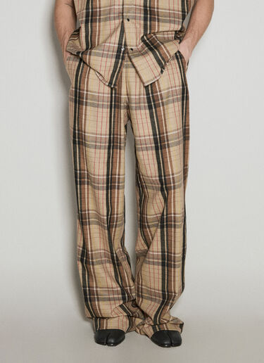 VTMNTS Car Flannel Pants Brown vtm0156003