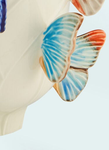 Cloudy Butterflies Small Vase Bordallo Pinheiro Cloudy Butterflies Small Vase Cream wps0691198