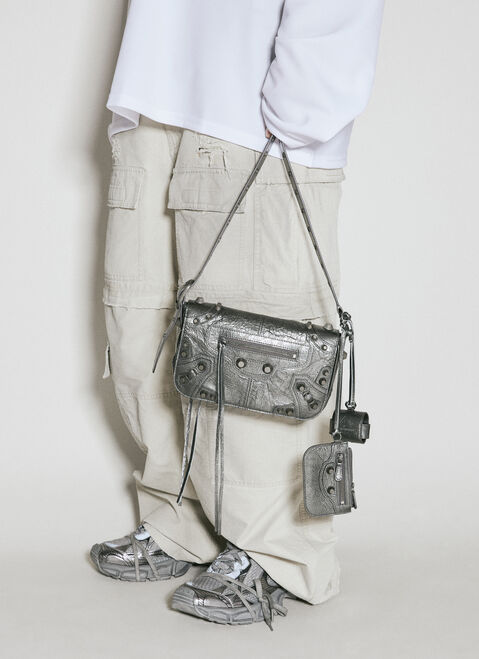 Balenciaga Le Cagole XS Flap Crossbody Bag Grey bal0156010