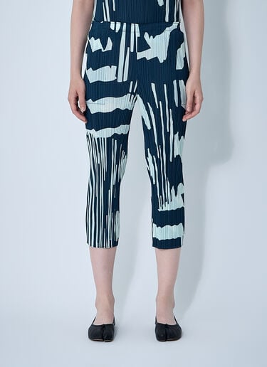Pleats Please Issey Miyake Pleated Pants Blue plp0261002