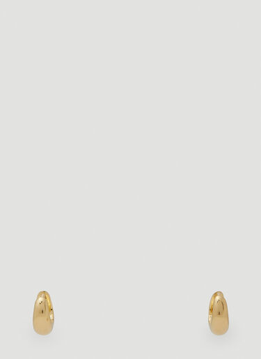 Ice Huggie Earrings Tom Wood Ice Huggie Earrings Gold tmw0249004