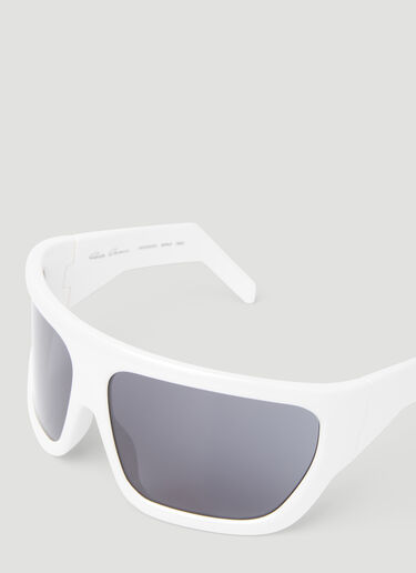 Rick Owens Davis Sunglasses White ris0354002
