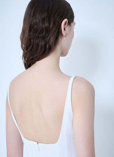 Jacquemus La Robe Agave Midi Dress White jac0264027