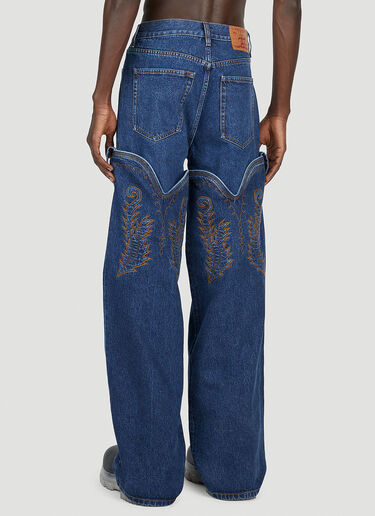 Y/Project Cowboy Cuff Jeans Blue ypr0352006