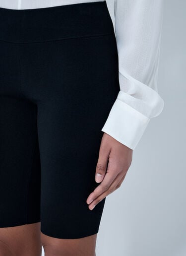 TOTEME Capri knit shorts Black tot0264012