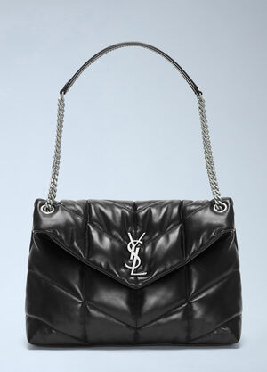 Saint Laurent Medium Puffer Shoulder Bag Black sla0237041