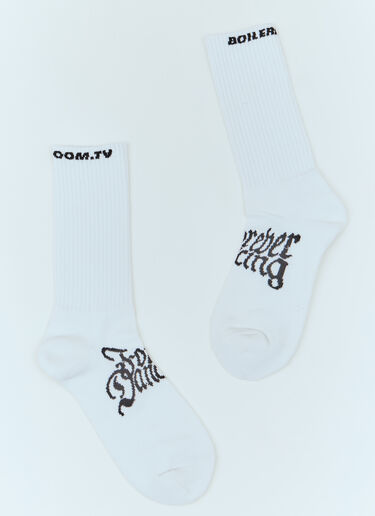 Boiler Room Forever Dancing Socks White bor0155013
