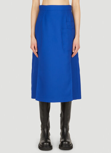 Patch Pocket Skirt Plan C Patch Pocket Skirt Blue plc0250010