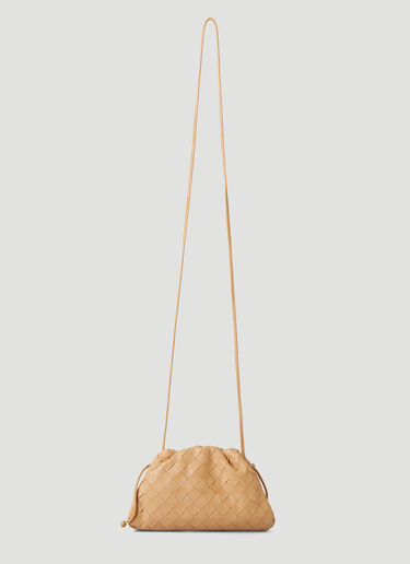 Bottega Veneta Mini Pouch Shoulder Bag Beige bov0245040