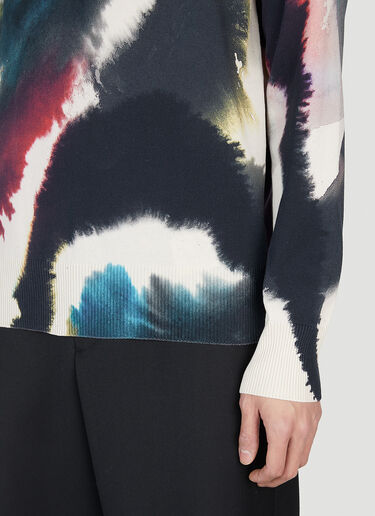 Alexander McQueen Watercolour Sweater Multicolour amq0151012