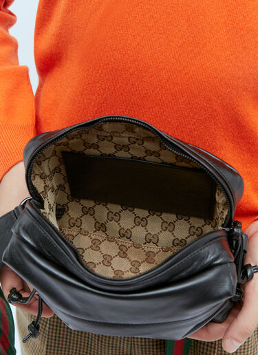 Gucci Tonal Double G Shoulder Bag Black guc0153126