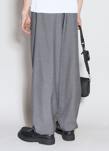 Prada 울 팬츠 그레이 pra0156004